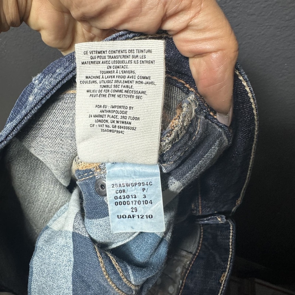 Pilcro And The Letterman Women's Medium Denim Wash Jeans Size No. 29 - Picture 9 of 9